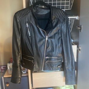 Zara leather jacket